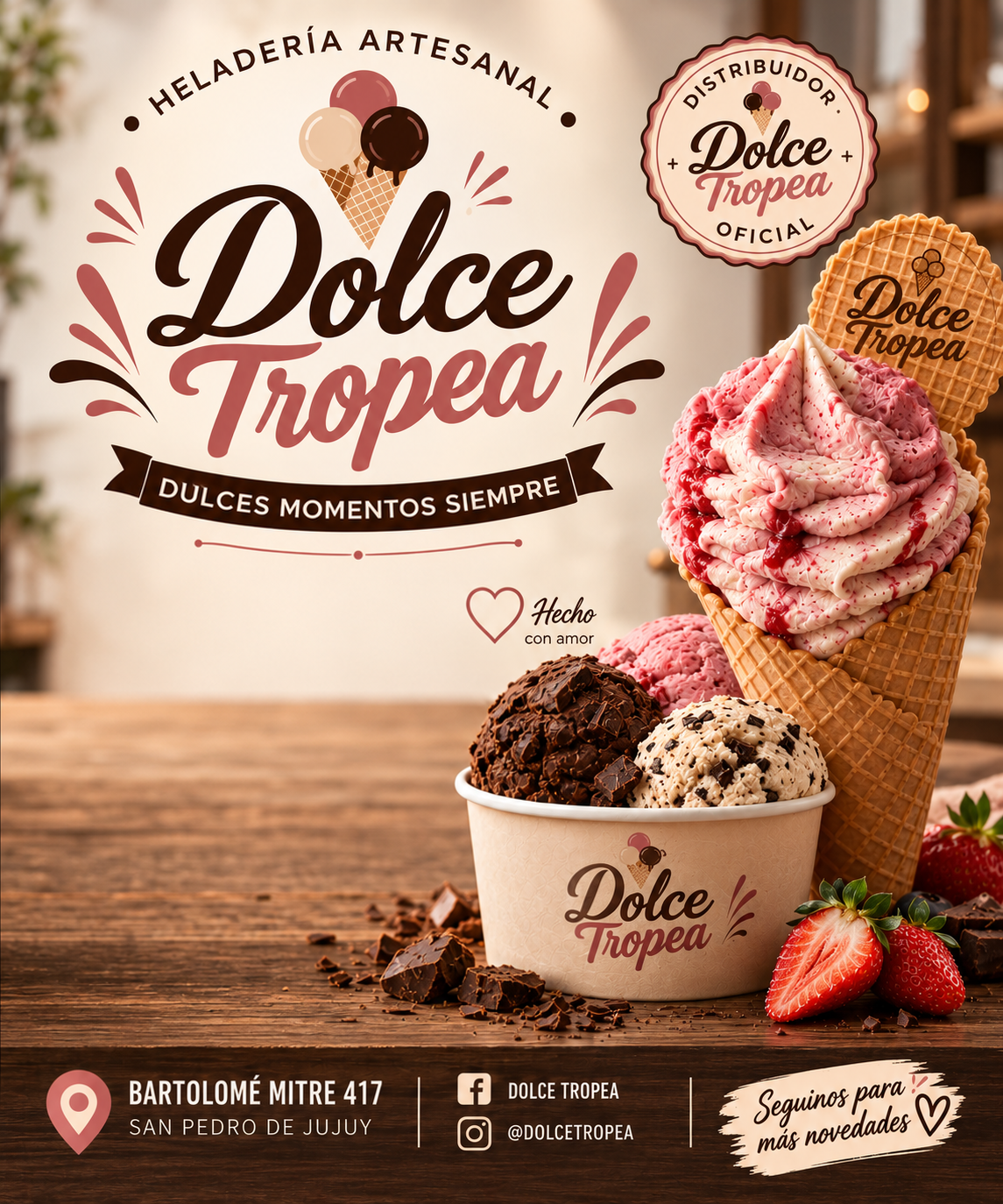 Heladería Dolce Tropea en San Pedro de Jujuy